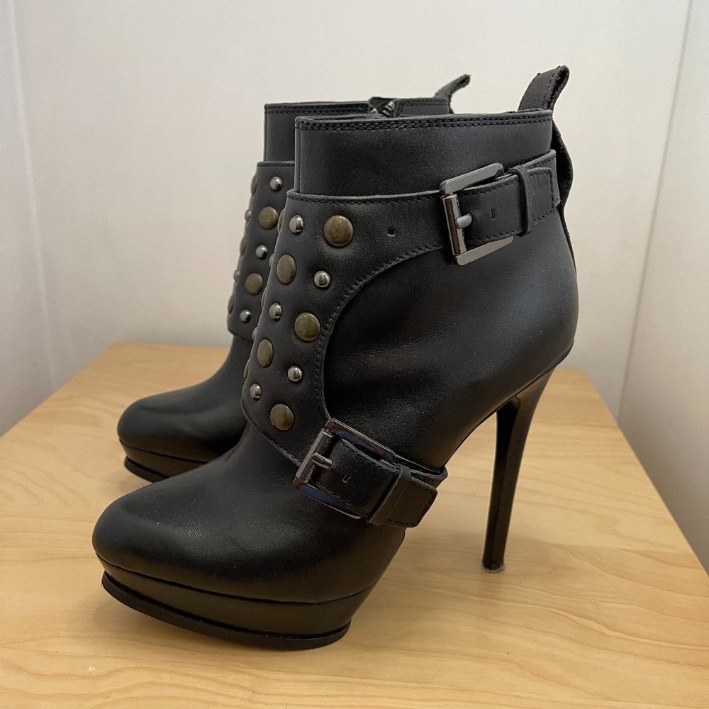 Michael Kors Women's Black Stud Embellished Boot